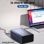 Acasis HDD Case 2.5/3.5 Inch Dual Bay External Hard Drive Enclosure