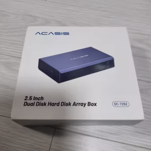 Acasis Dual-bay 2.5 Inch HDD Case External Hard Drive Enclosure